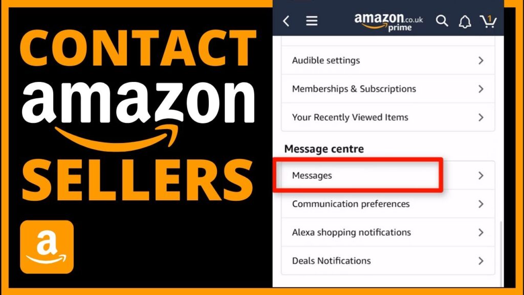 how to message seller on Amazon